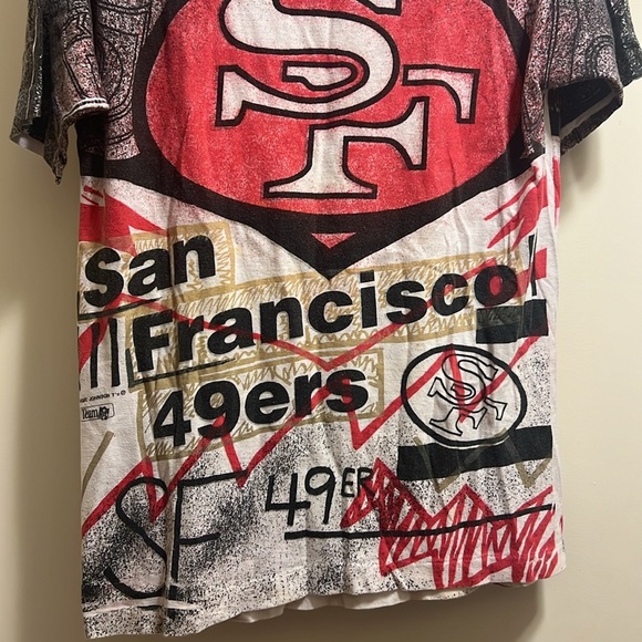 Rare vintage Magic Johnson 49er Tee M - Picture 3 of 9